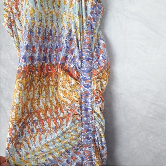 DAILY PRACTICE ANTHROPOLOGIE RACER BACK SIDE RUCHED DRESS - Picture 8 of 15